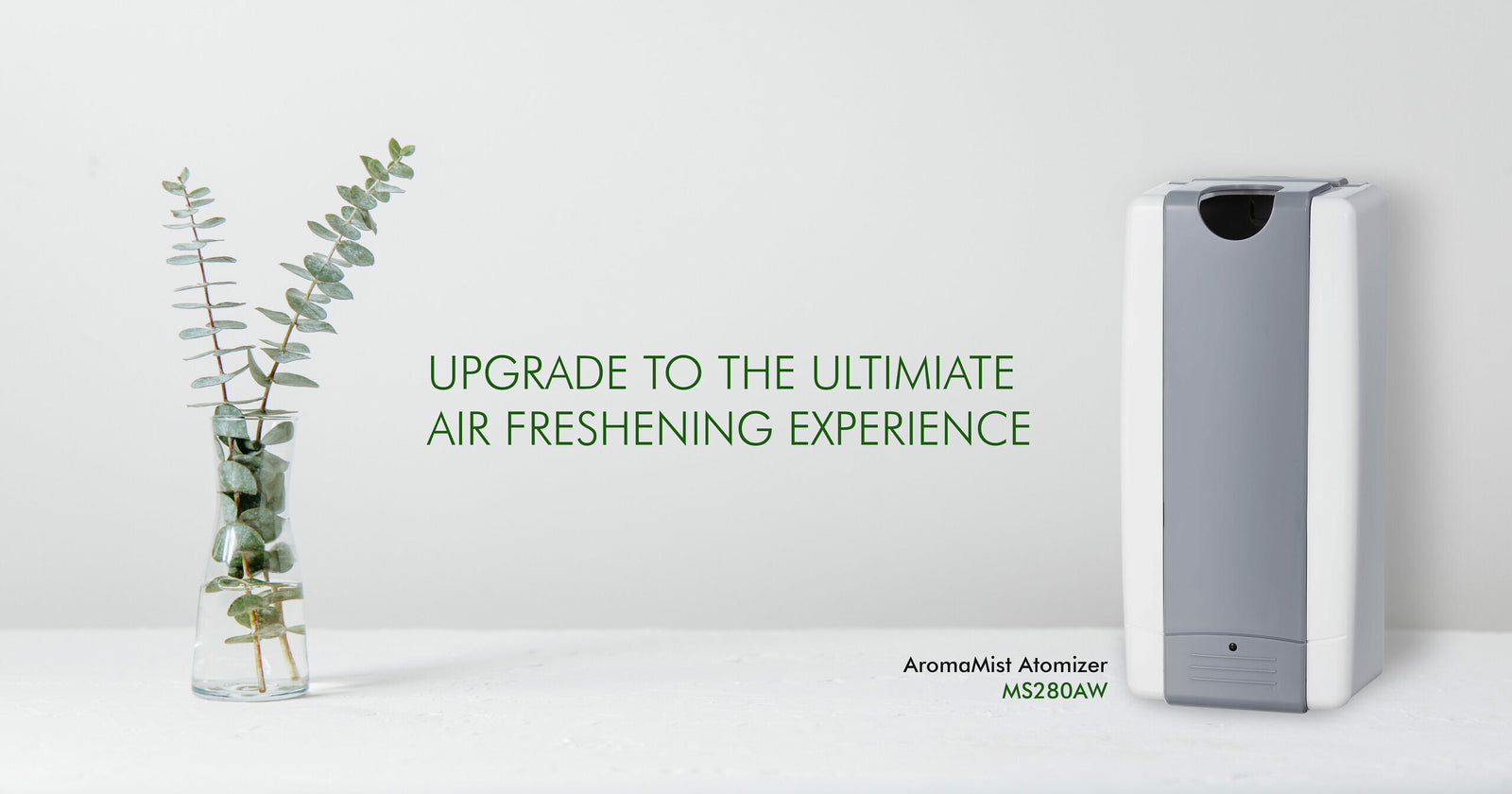 AromaMist Atomizer MS-280AW – The Revolutionary Air Freshener For Washrooms