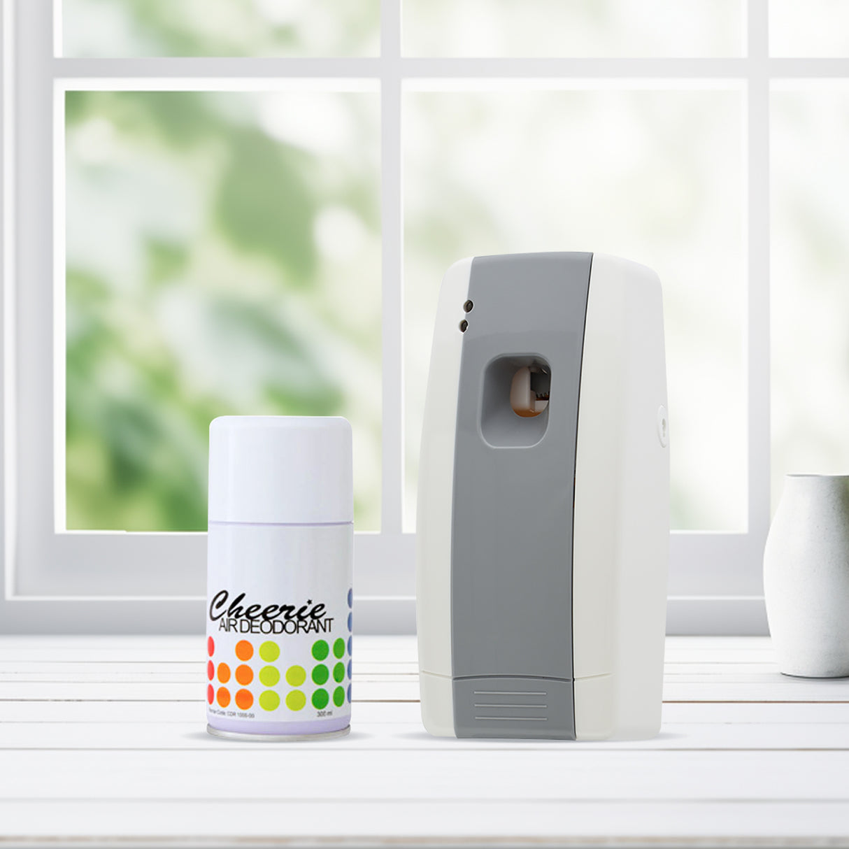 AD7100 NuTech Air Freshener Dispenser White Grey