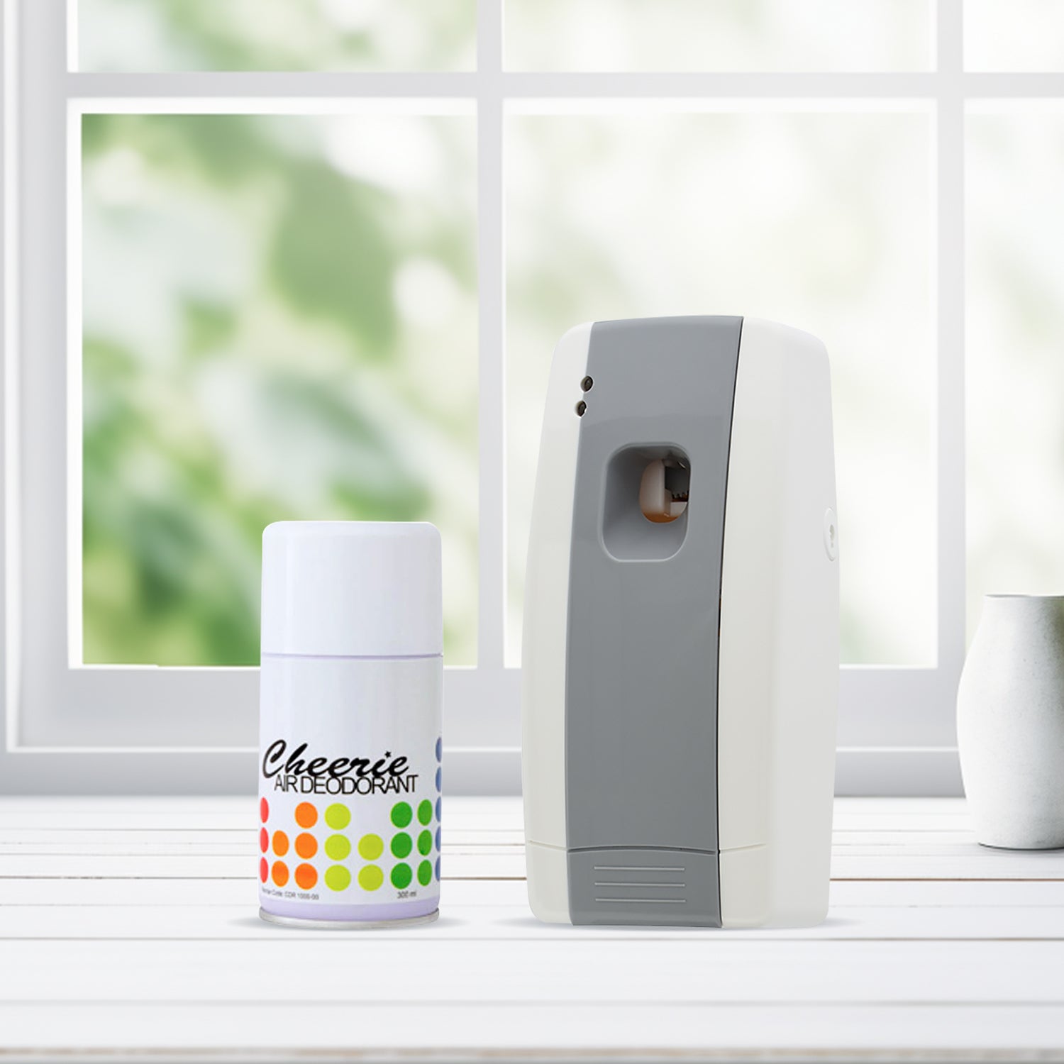 AD7100 NuTech Air Freshener Dispenser White Grey