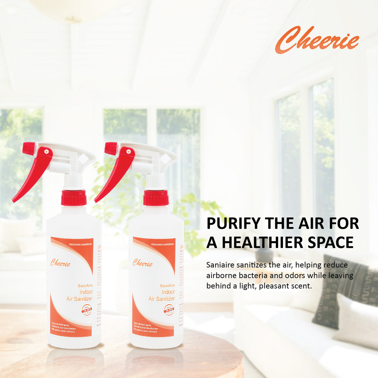 Cheerie® SaniAire Indoor Air Sanitizer – White Tea