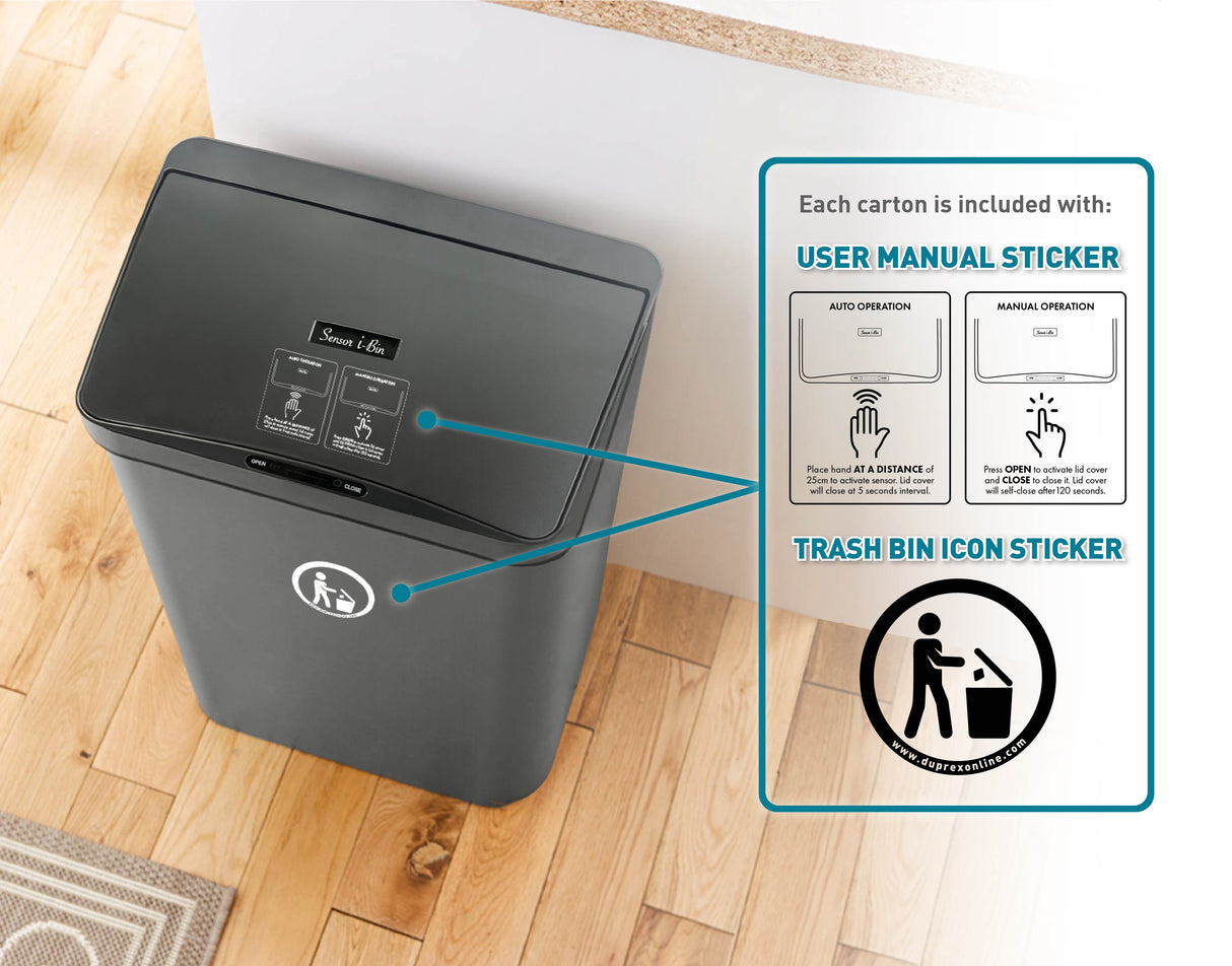 LIMITED OFFER Auto Sensor Waste Bin i-Bin MRB650 (50 Litres)