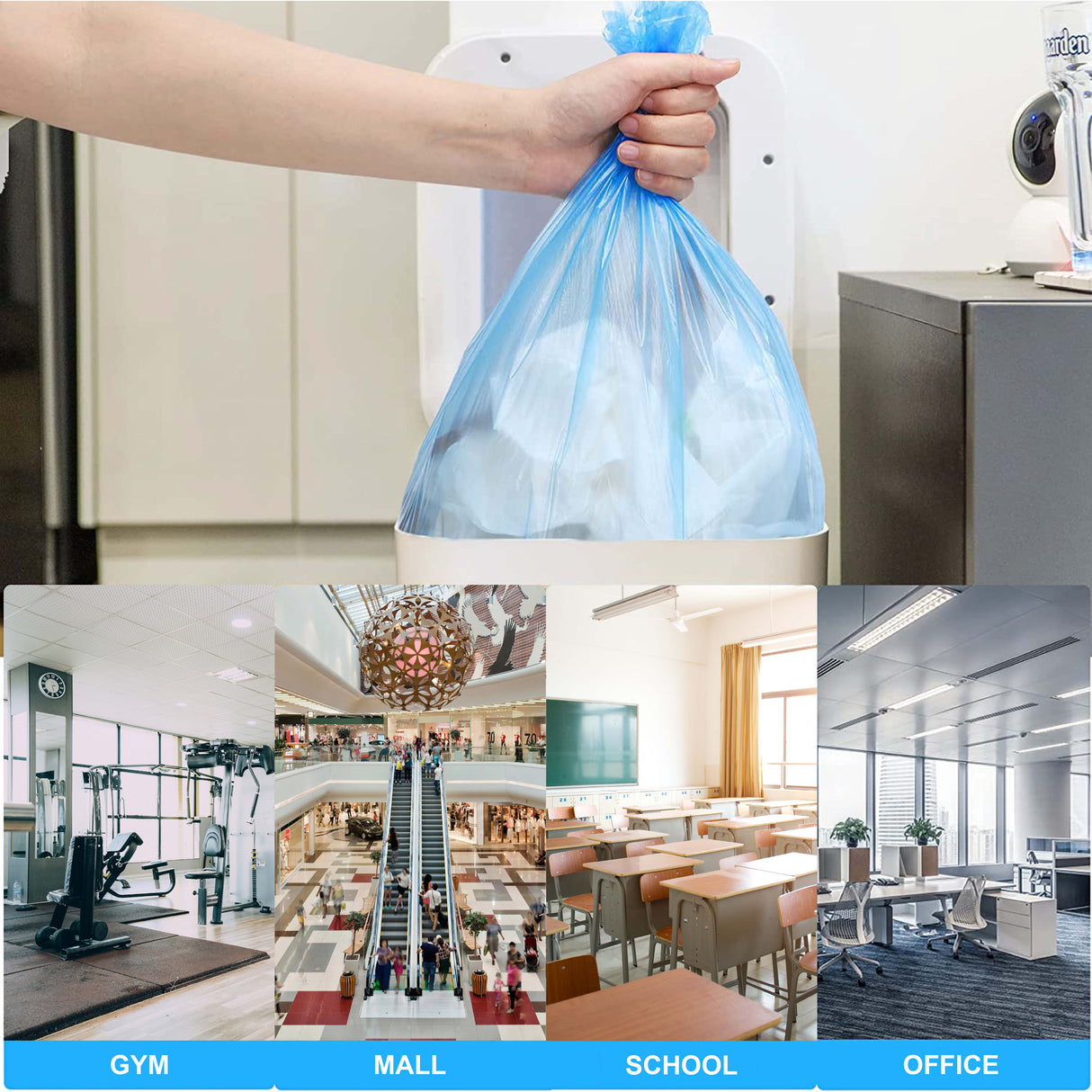 Fragranced Antimicrobial Bin Liners