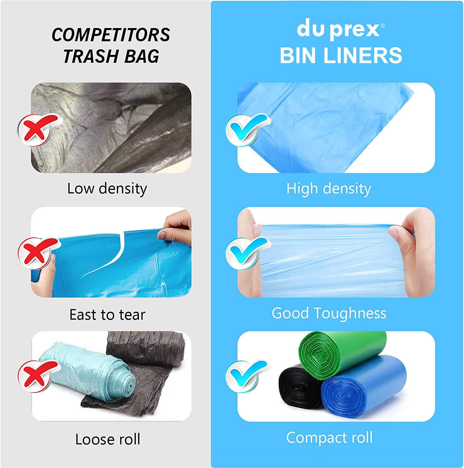 Fragranced Antimicrobial Bin Liners