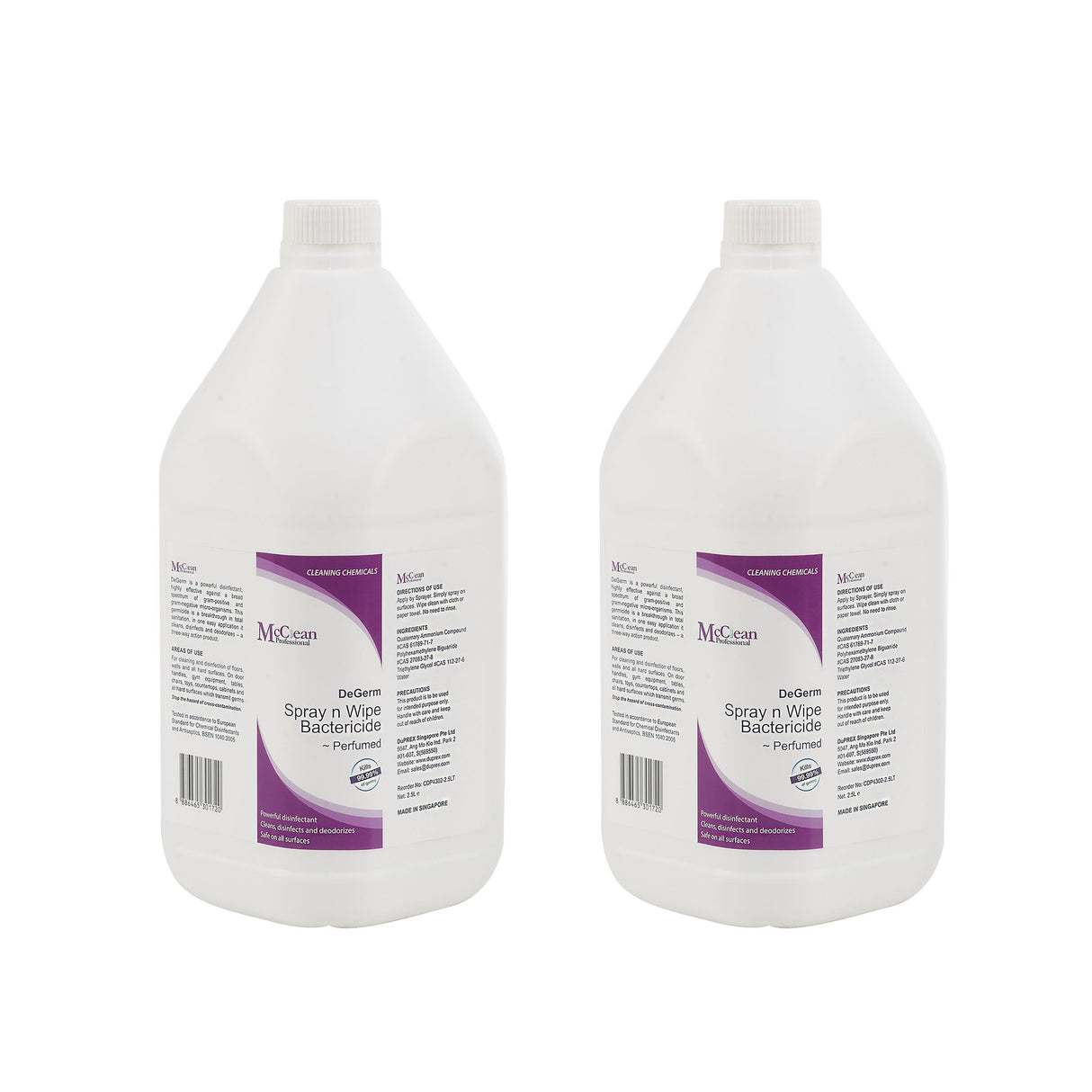 McClean® DeGerm Spray n Wipe Bactericide – Fresh Lavender