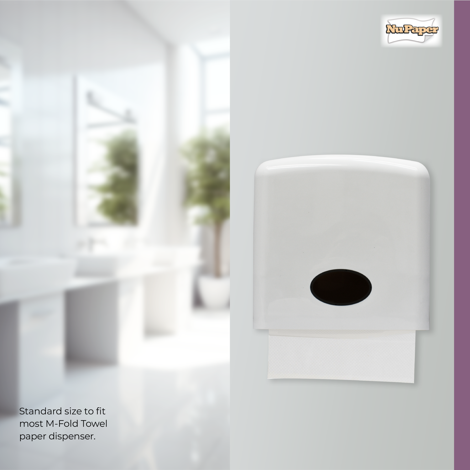 NuPaper® M-Fold Paper Hand Towel ERE2076-3 (4000 sheets, 16 pkts per carton)