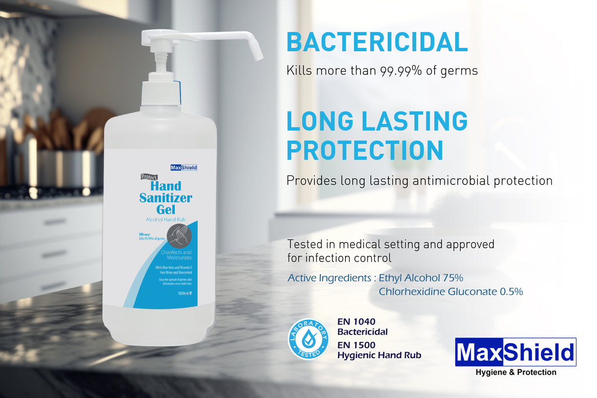 MaxShield® Hand Sanitizer Gel Alcohol Hand Rub