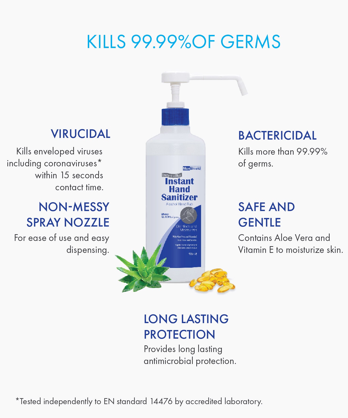 MaxShield® Instant Hand Sanitizer Alcohol Hand Rub