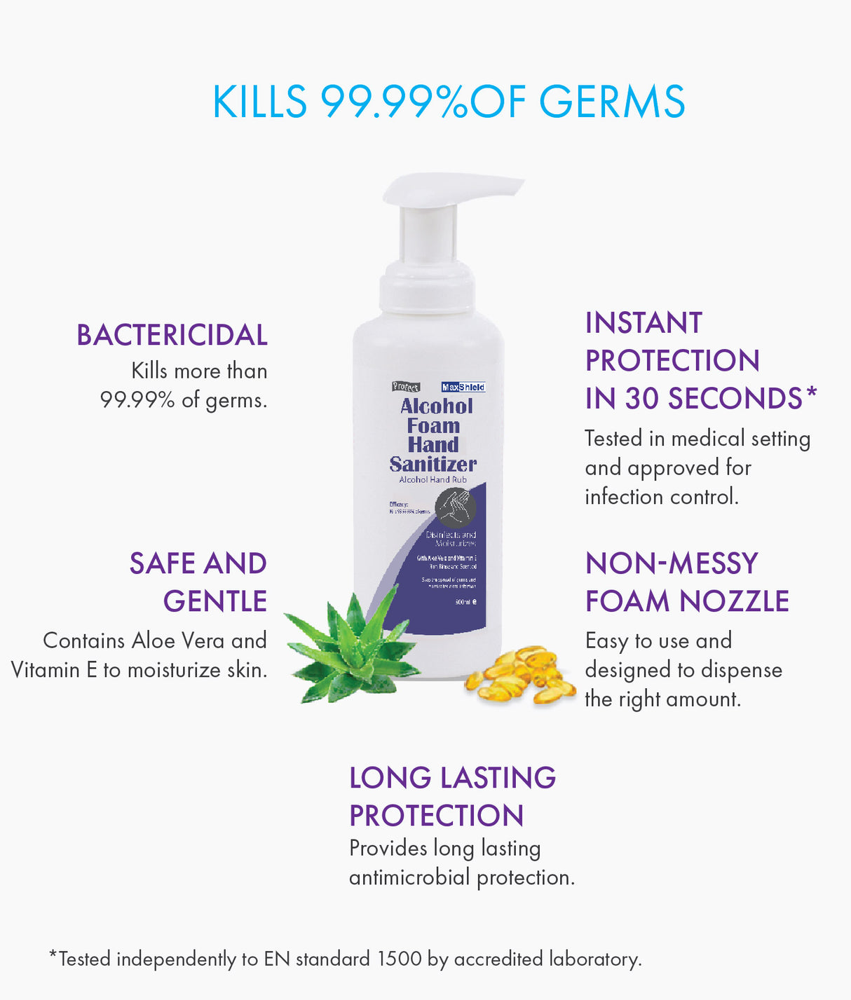 MaxShield® Alcohol Foam Hand Sanitizer Alcohol Hand Rub