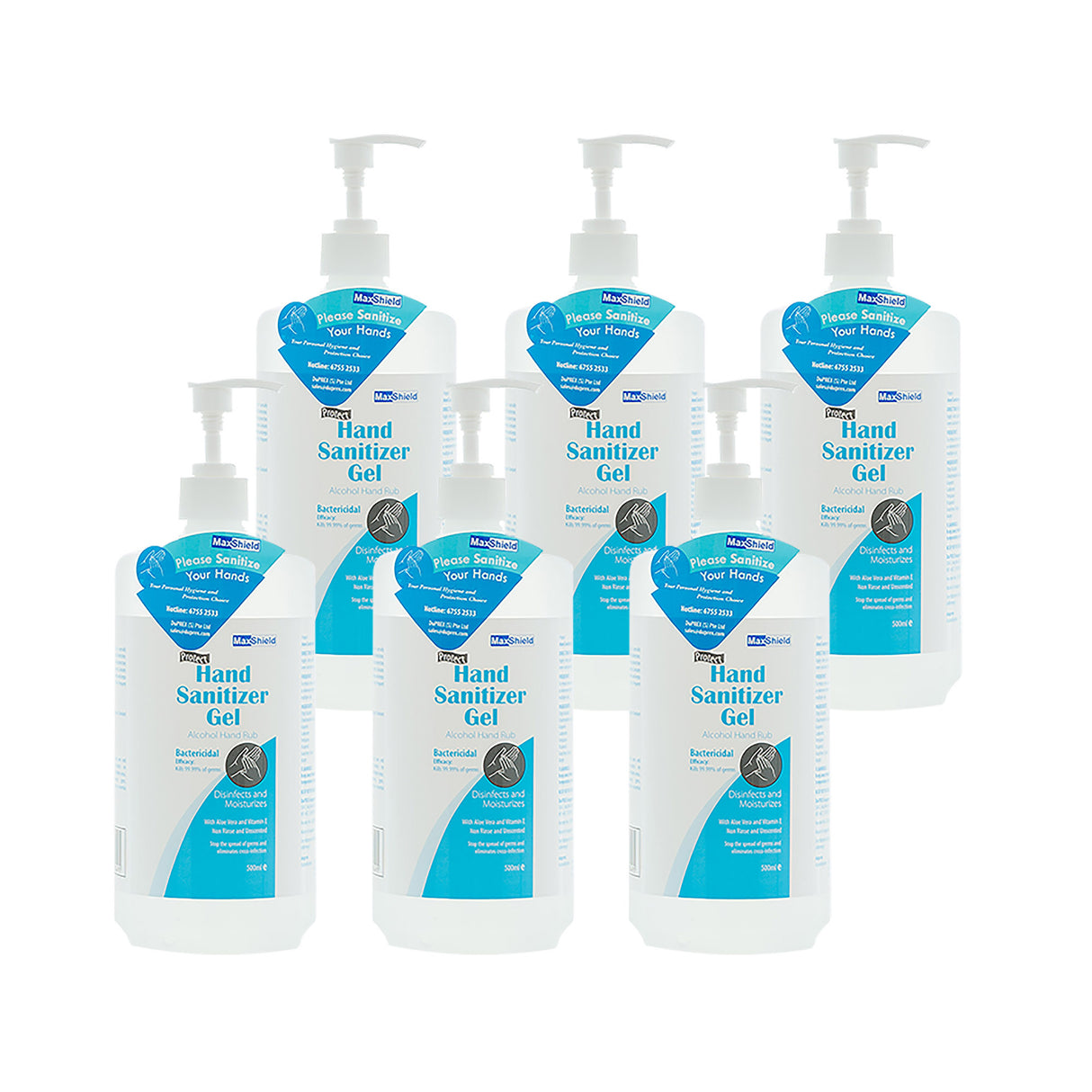MaxShield® Hand Sanitizer Gel Alcohol Hand Rub