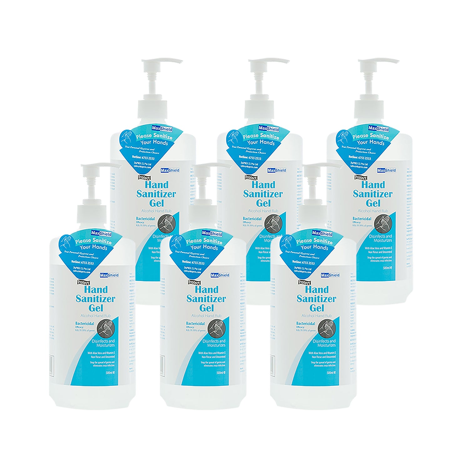 MaxShield® Hand Sanitizer Gel Alcohol Hand Rub