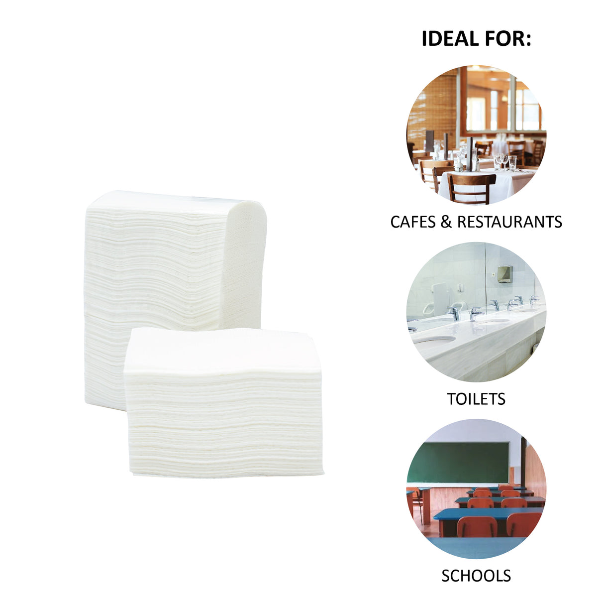 NuPaper® M-Fold Paper Hand Towel Small ERE2082-3 (8000 sheets, 32 pkts per carton)