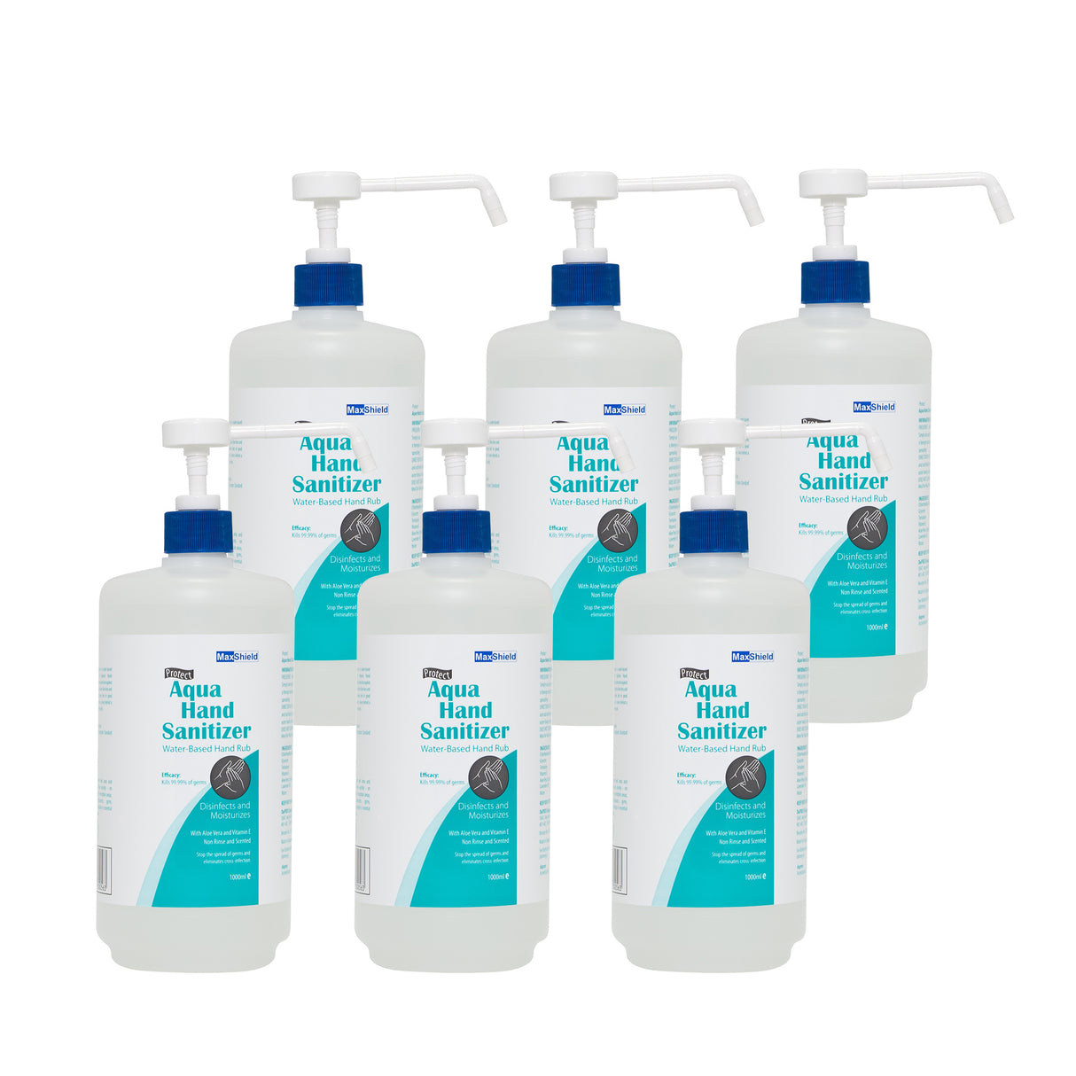 MaxShield® Aqua Hand Sanitizer Water-Based Hand Rub