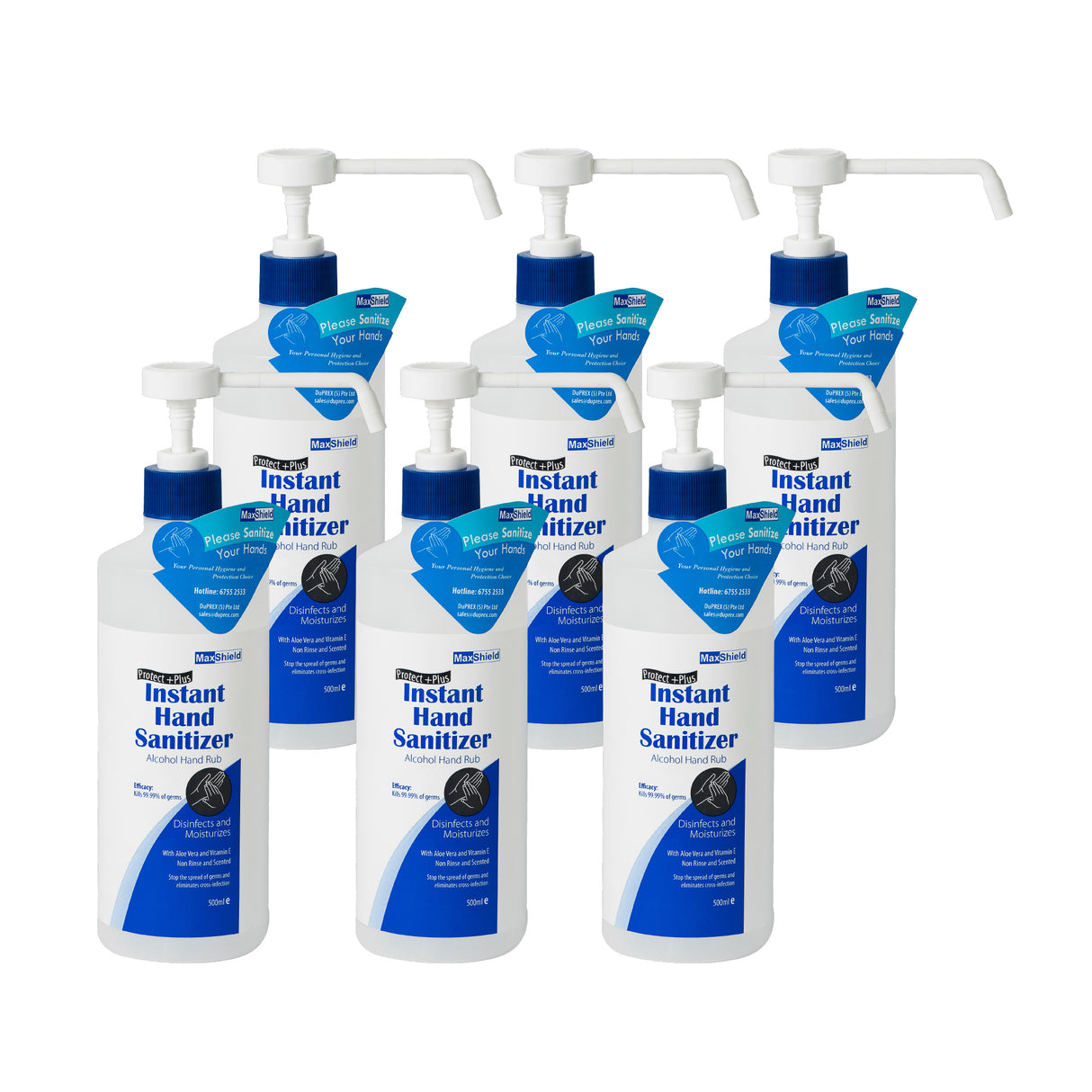 MaxShield® Instant Hand Sanitizer Alcohol Hand Rub