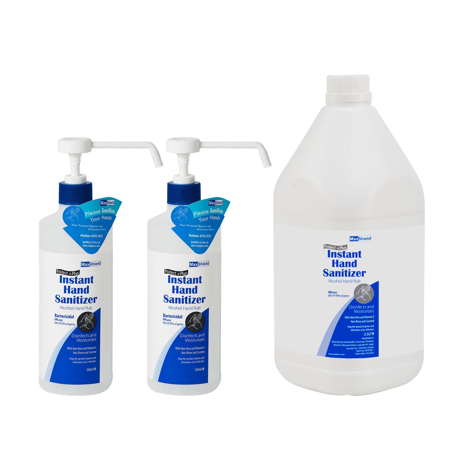 MaxShield® Instant Hand Sanitizer Alcohol Hand Rub