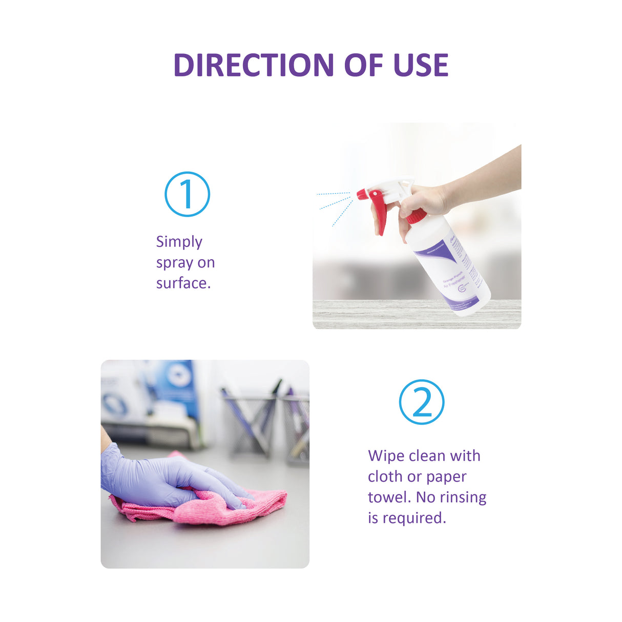 McClean® SaLute Surface Cleaner & Sanitizer – Non Perfumed