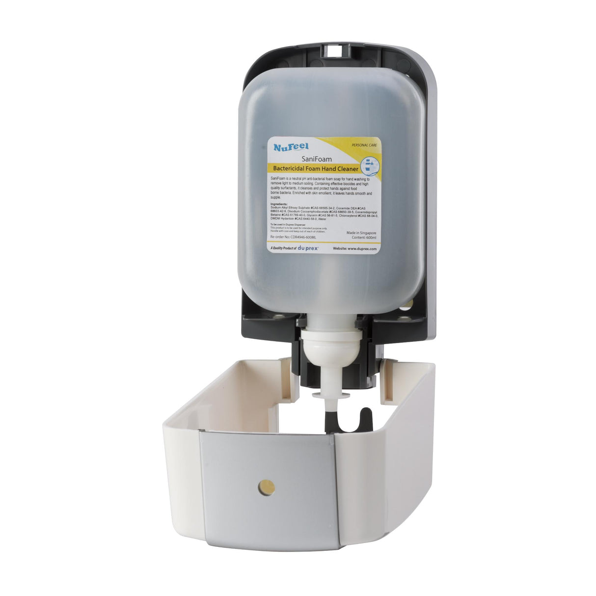 NuFeel® SaniFoam Anti-Bacterial Foam Hand Cleaner Cartridge 12 x 600ml cartridges (*Pre-Order)