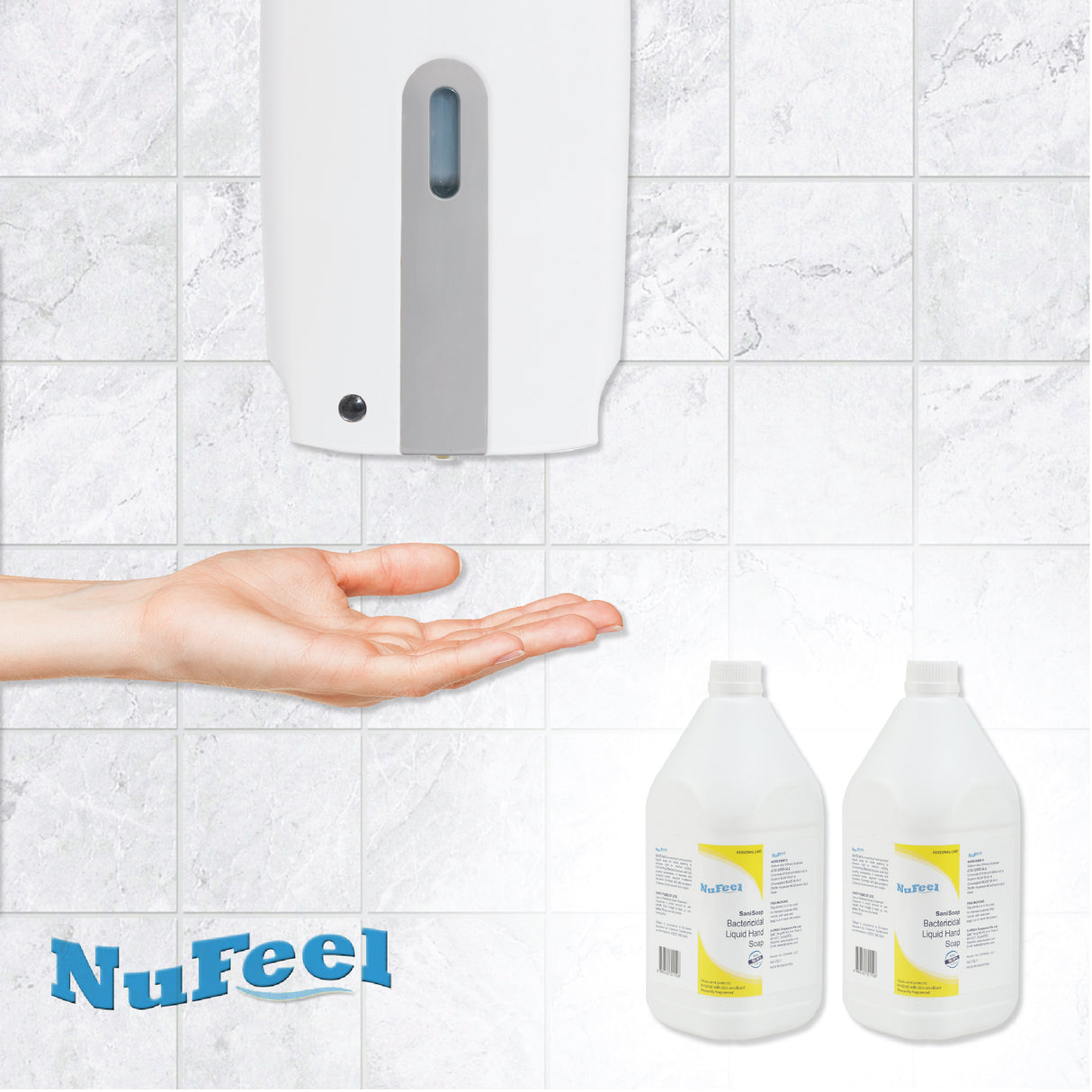 NuFeel® SaniSoap Anti-Bacterial Liquid Hand Soap Blue – Wild Berries 2 x 2.5LT