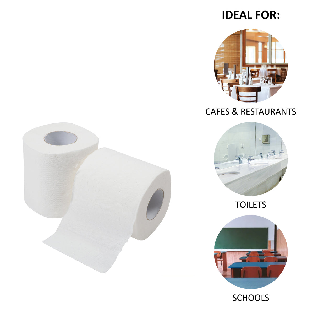 NuPaper® Toilet Roll Tissue Pure Pulp ERE2306-1 (220 sheets, 120 rolls per carton)