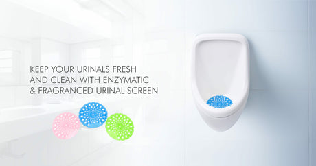 Keep Your Urinals Fresh And Clean With Enzymatic & Fragranced Urinal Screen