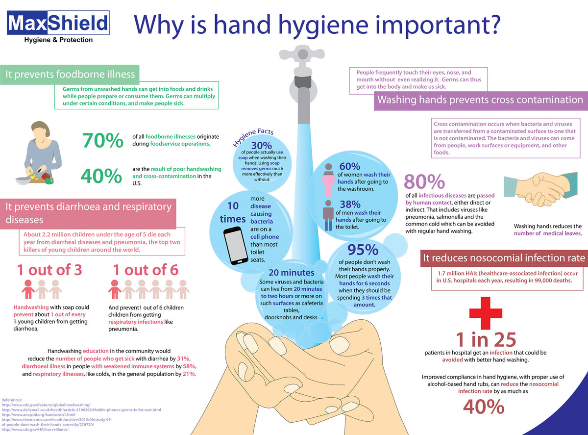 Why Hand Washing Why Do We Wash Our Hands? Importance Of Hand Hygiene [Infographic ...