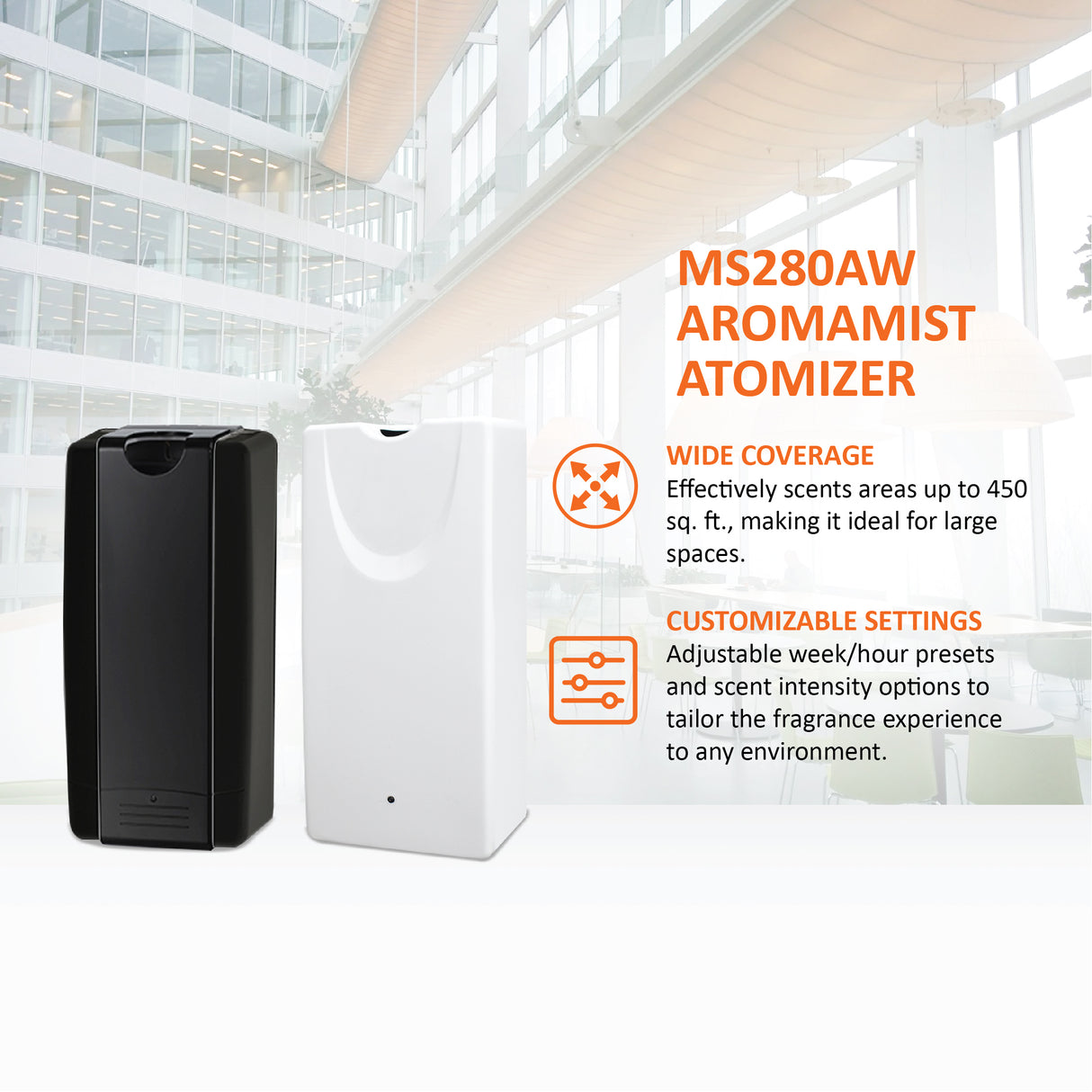 MS280AW AromaMist Atomizer