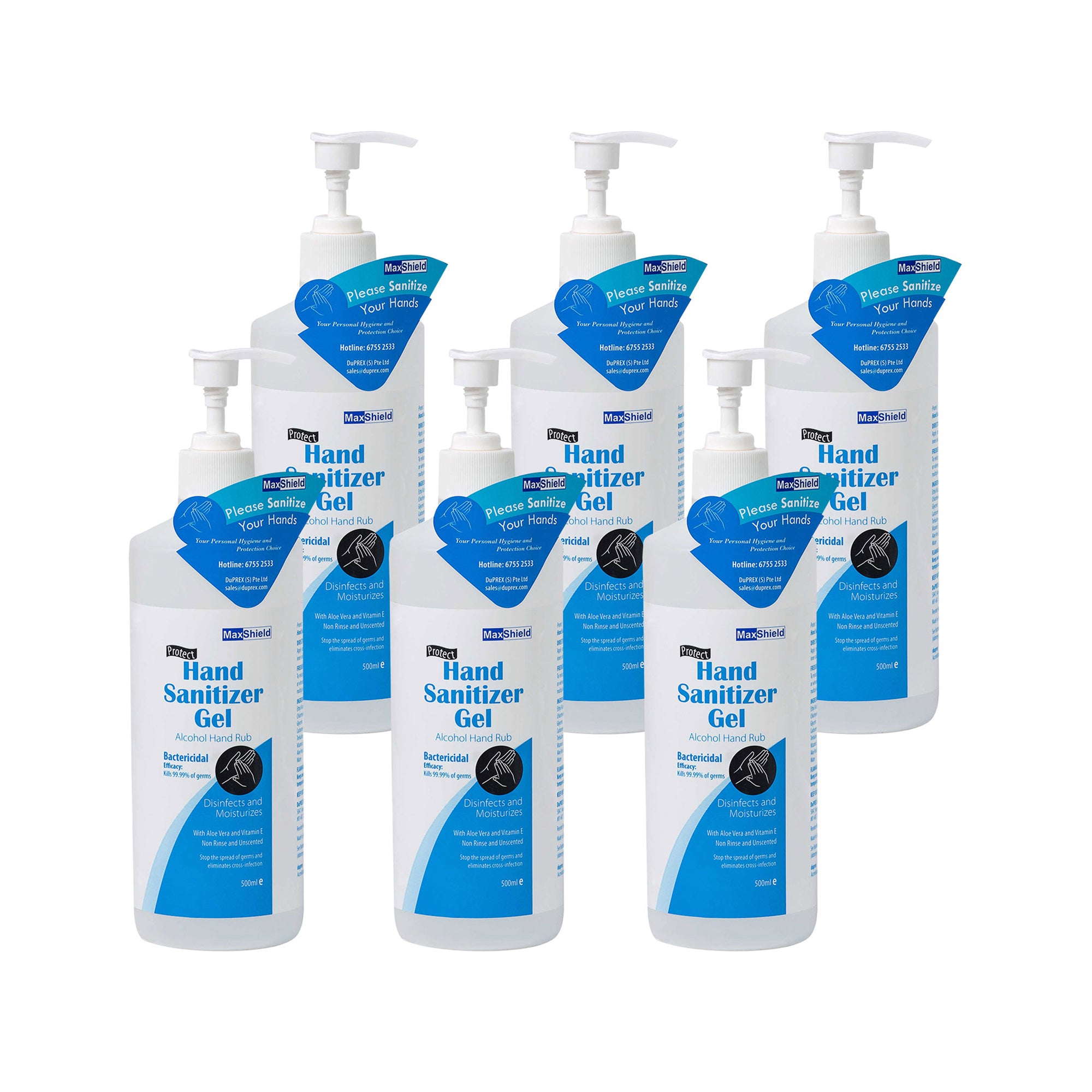 MaxShield® Hand Sanitizer Gel Alcohol Hand Rub – Duprex Online