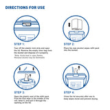 MaxShield Alcohol Wipes Refill Pack - 2 rolls/box