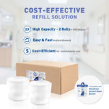 MaxShield Alcohol Wipes Refill Pack - 2 rolls/box