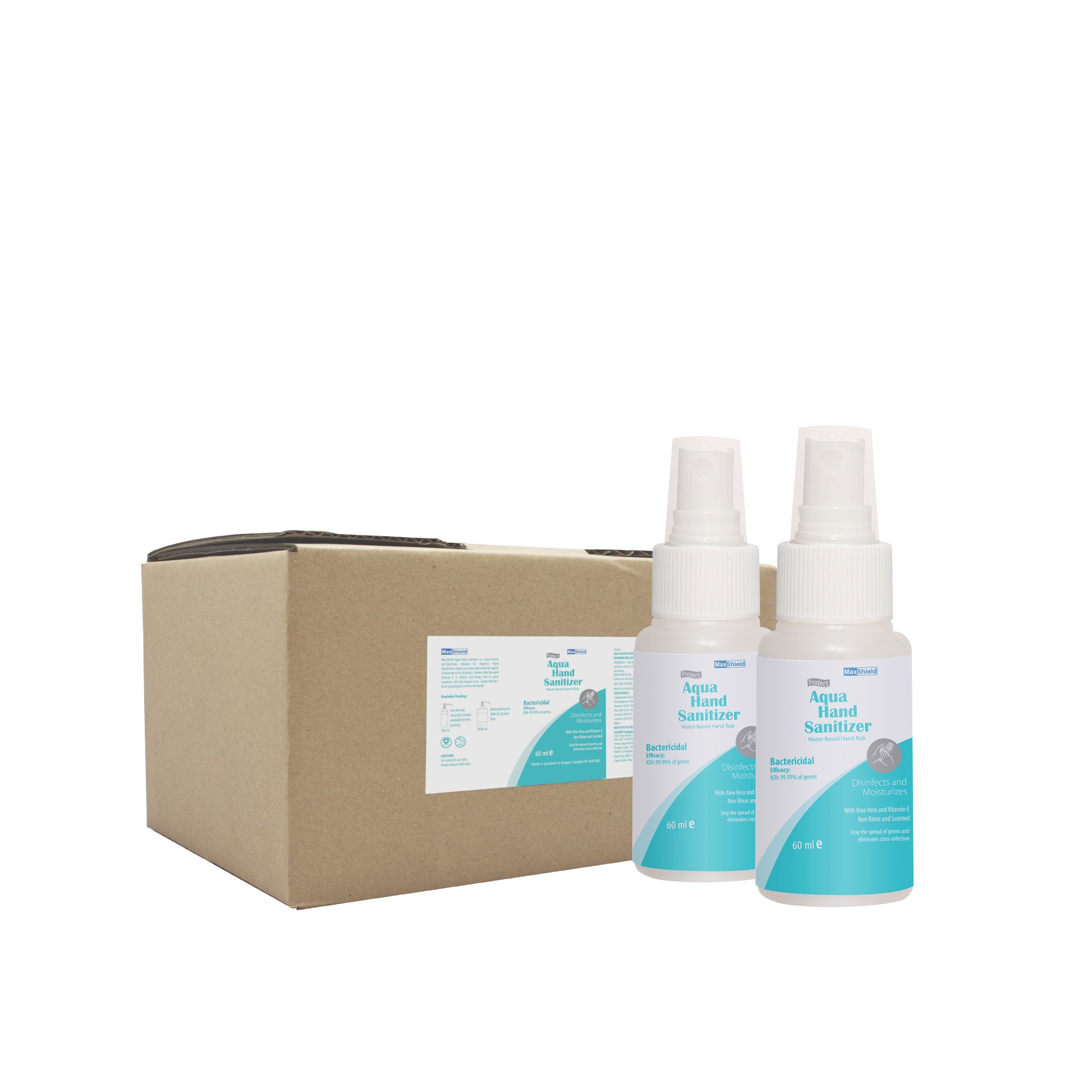 MaxShield® Aqua Hand Sanitizer Water-Based Hand Rub – Duprex Online