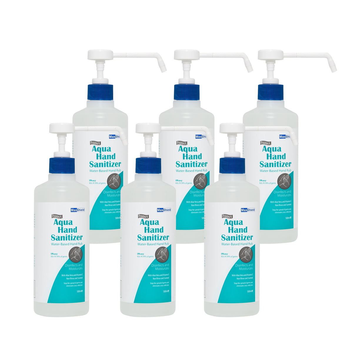 MaxShield® Aqua Hand Sanitizer Water-Based Hand Rub