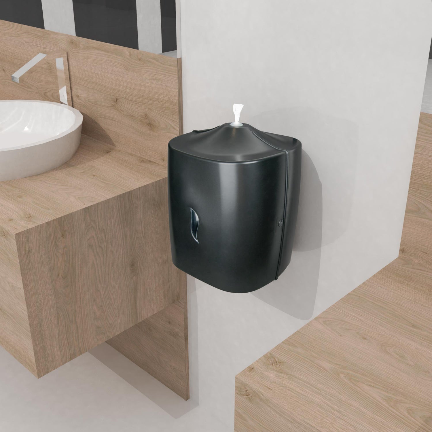 EQA1390-2 Wall Mounted Center Pull Wet Wipes Dispenser