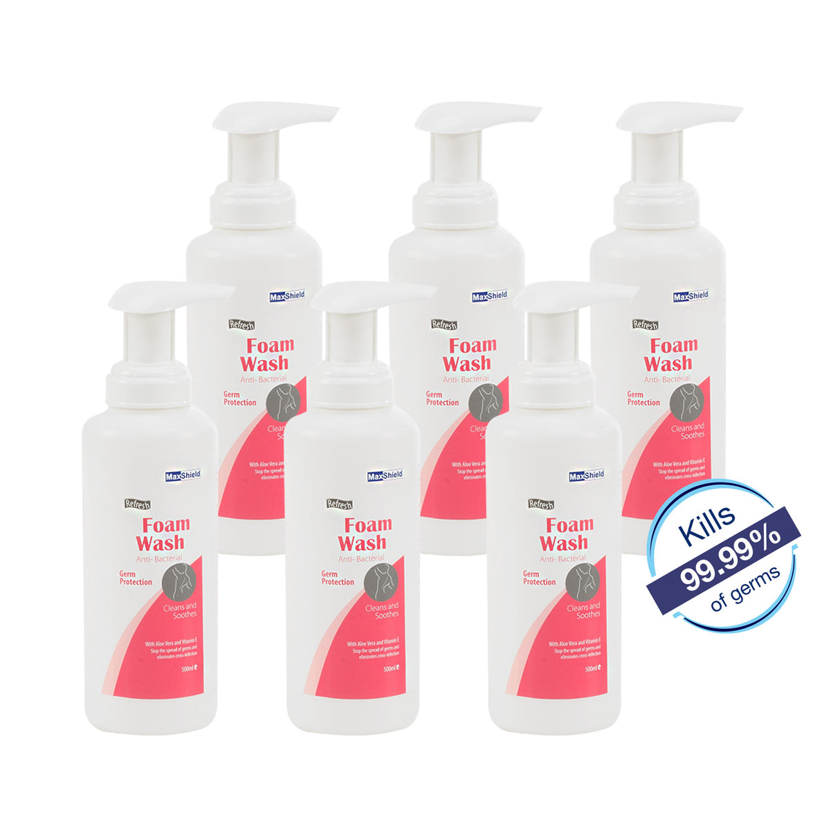 MaxShield® Anti-Bacterial Foam Wash  2 x 2.5LT
