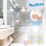 NuFeel® Supreme ZeZe Luxurious 3 in 1 Shower Gel Pearly White  2 x 2.5LT