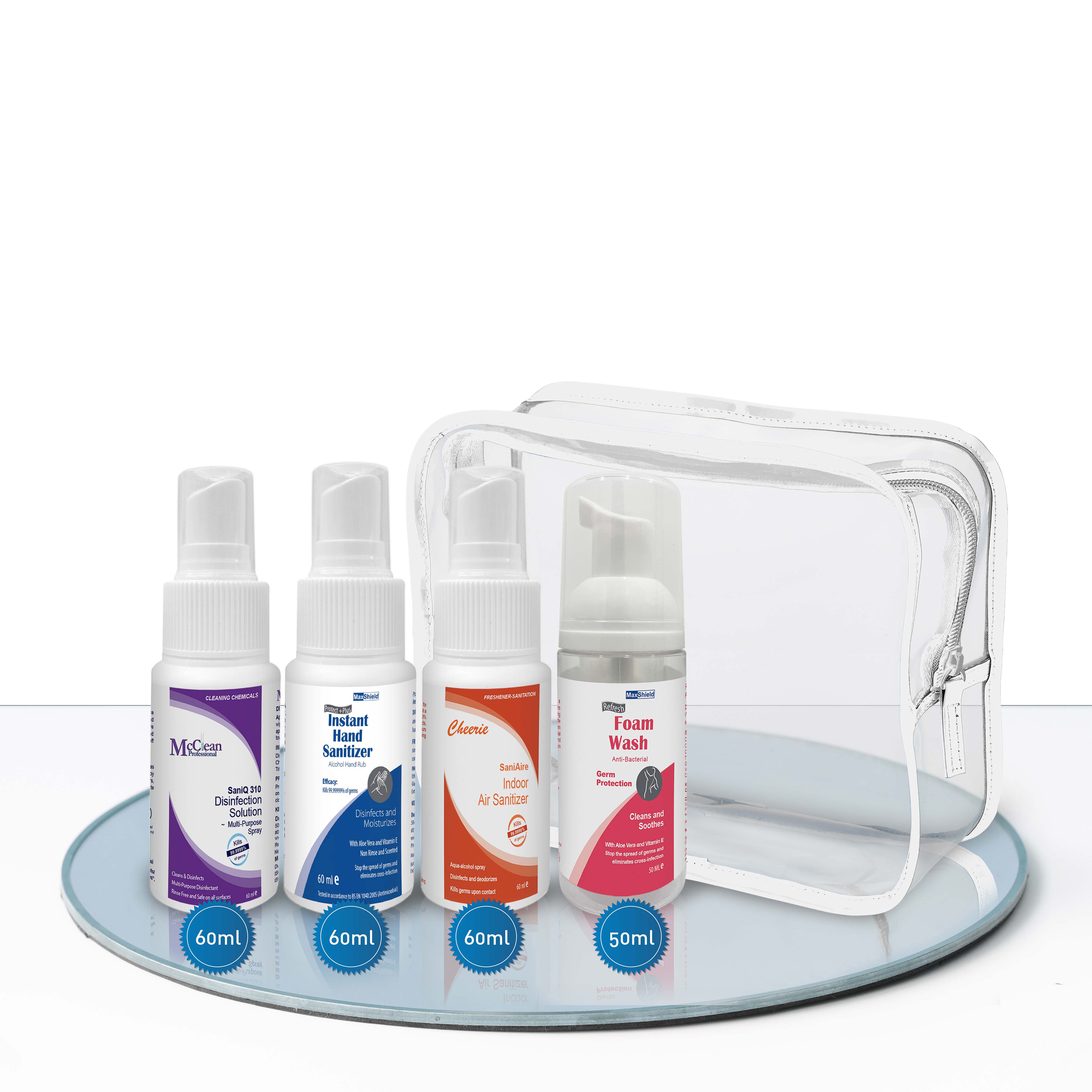 Travel Kit Hygiene Essentials 4pcs/set – Duprex Online