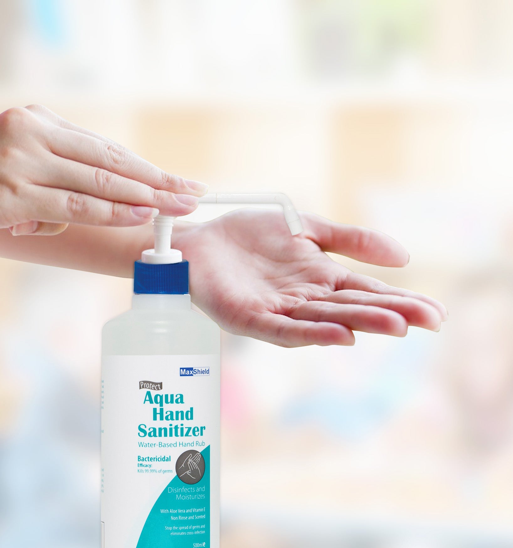 MaxShield® Aqua Hand Sanitizer Water-Based Hand Rub – Duprex Online