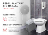 I-pedal MSB606- Sanitary Bin